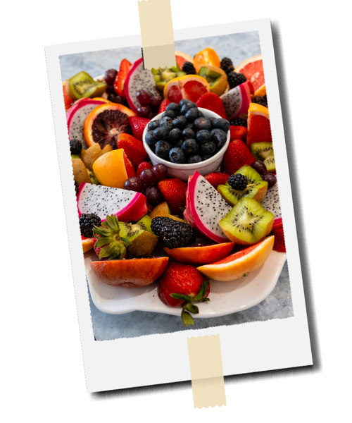 polaroid fruit