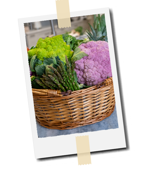polaroid veggies